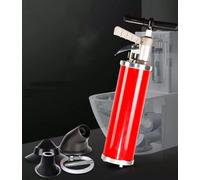AKPHBKFG Sturalavandini Professionale ad Aria compressa, Strumento di disostruzione per scarichi Resistente con manometro, pulitore per Tubi per Bagno, Cucina, fognature, disotturante