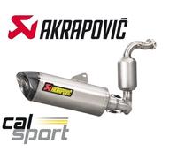 AKRAPOVIC BMW G310R 2017-2023 SISTEMA DI SCARICO LEGALE STRADALE ACCIAIO INOX