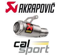 Silenziatore posteriore in titanio Slip-On Line Akrapovic, argento