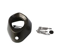 Akrapovic Tappo terminale V-EC146 in carbonio Nero/Argento per Yamaha Honda Vespa MBK