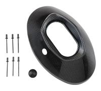 AKRAPOVIC - END CAP V-EC17 - END CAP SET CARBON EC17 - Dalbellomoto