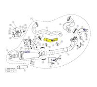 Akrapovic CF Scudo Termico Harley Davidson VRSCDX V-Rod 10th Anni 12