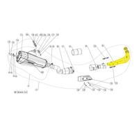 Akrapovic Collettore Yamaha T-max 530 12-19 H-y5r1