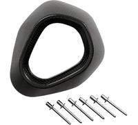 Akrapovic Carbon V-ec215 Muffler End Cap Nero,Argento