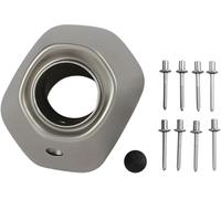 AKRAPOVIC - END CAP EC186 - END CAP SET TITANIUM EC186 LEFT - Dalbellomoto