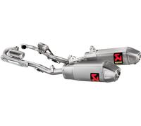 AKRAPOVIC Evolution Line Completo Sistema Scarico - Titanio Marmitta Con Candela
