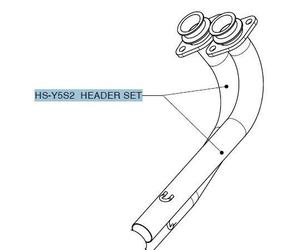 AKRAPOVIC - HEADPIPE KIT SS T-MAX - HEADER KIT STAINLESS STEEL - Dalbellomoto