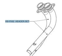AKRAPOVIC HS-Y5S2 COLLETTORI E TUBI DI SCARICO YAMAHA XP 500 T-MAX 2011
