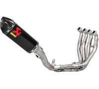 AKRAPOVIC Inossidabile da Corsa Linea Scarico Completo Sistema Kawasaki ZX10R