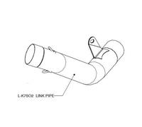 BMW S 1000 RR ABS 2010-2014 Akrapovic Tubo di Collegamento L-B10R1