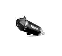 Akrapovic Linee Nere Terminale Slip-On In Acciaio Inox S-VE125SO5-HWSSBL