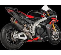 AKRAPOVIC - LINKPIPE RSV4 TRACK DAY - LINK PIPE TITANIUM - Dalbellomoto