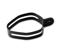 AKRAPOVIC - MUFFLER CLAMP CF - CLAMP MUFFLER CARBON CR27 - Dalbellomoto