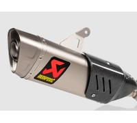 Akrapovic M-ap01803t Homologated Slip On Muffler Argento Not Homologated