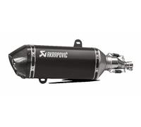 AKRAPOVIC - MUFFLER SS/CF BLK GTS125 - SLIP-ON LINE MUFFLER BLACK STAINLESS STEE
