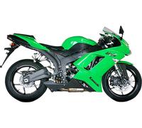 Akrapovic Slip-on Line Kawasaki Zx-6r 07/08 S-k6so5-hact Not Homologated Slip On Muffler Argento Homologated