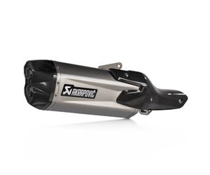 AKRAPOVIC - MUFFLER TI NT1100 - SLIP-ON LINE MUFFLER TITANIUM CARBON END CAP - D