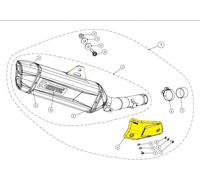 AKRAPOVIC P-HSY7SO2 PARACALORE YAMAHA XTZ 700 D TENERE WORLD RAID 2024