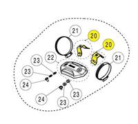 AKRAPOVIC P-X308 STAFFA SILENZIATORE HONDA CBR 1000 RR-R ABS FIREBLADE SP 2025