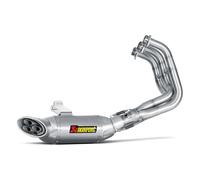 Sistema di scarico in titanio Akrapovic Slip-On Racing Line, argento