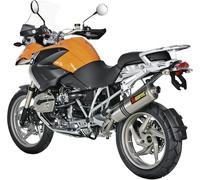 BMW R1200GS & ADVENTURE 04-09 AKRAPOVIC TITANIUM ROAD SCARICO LEGALE TERMINAL...
