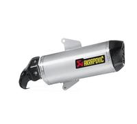 Akrapovic Line Steel&carbon Gp 800/srv 850 Ref:s-a8so2-hwss Not Homologated Slip On Muffler Nero,Argento Not Homologated