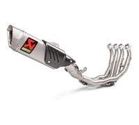 Akrapovic Sistema Di Scarico Completo Non Omologato Racing Steel&titanium Yzf-r6 Ref:s-y6r9-apt