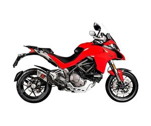 Akrapovic Ti Linea Antiscivolo Silenziatore Ducati Multistrada S ABS Dvt Punte
