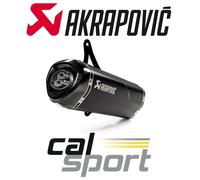 Akrapovic Vespa GTS250 2010 10 Nero + Silenziatore Scarico Legale Strada Carb...