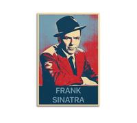 AKRHARWB Poster artistico da parete con Frank Sinatra, decorazione artistica da parete per camera, stile vintage, elegante, per soggiorno, camera da letto, 20 x 30 cm, senza cornice