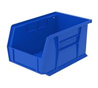 Akro-mils 30237BLUE - Stoccaggio impilamento di plastica appeso bin akro, 9-1/4 pollici da 6 pollici da 5 pollici, blu
