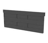 Akro-Mils 41250 Divisore in plastica a Larghezza Trasversale per contenitori di stoccaggio AkroBin 30250, Nero, 6-Pack