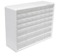 Akro-Mils Cassettiera in plastica con 44 cassetti per l'organizzazione del garage, organizer per perline, contenitore Lego, cassetta degli attrezzi per insegnanti, organizer per trucchi e altro
