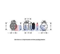 AKS DASIS 850766N Compressore aria condizionata