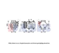AKS DASIS 851919N Compressore aria condizionata
