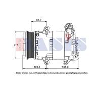Compressore Aria Condizionata per Ford S-MAX Galaxy Land Rover Freelander 2