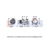 AKS DASIS 851939N Compressore aria condizionata