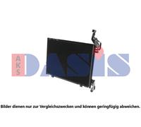 AKS DASIS Condensatore Aria Condizionata per Ford Fiesta VI B-Max 1.6