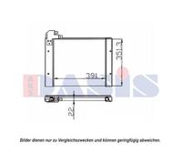 AKS DASIS Condensatore Climatizzatore Klimacooler Per VW Passat Stufenheck 32B