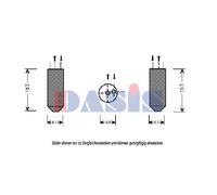 Essiccatore Aria Condizionata Alluminio Adatto A per Mercedes-Benz Classe M