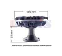 AKS DASIS Frizione Viskokupplung Ventola Radiatore Per VW UP 1.0 1302 1.3 1303