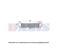AKS DASIS Intercooler Adatto A per Kia Sorento I Jc 517007N Senza Sensore