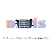 Intercooler Alette Saldato per Nissan Note E12 Micra IV K13 215x203x64