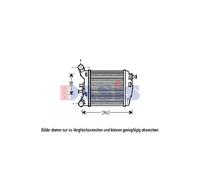 Aks Dasis Intercooler Adatto Per Fiat 500 595 695 312 087021N
