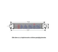 Aks Dasis Intercooler Adatto Per Lancia Delta III 844 307003N