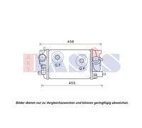 AKS DASIS Intercooler per Opel Meriva B Monovolume 157052N