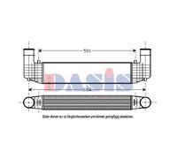 Aks Dasis Intercooler Per VW Sharan 7M8 7M9 7M6 Galaxy WGR 7V8 7V9 247010N