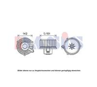 AKS DASIS 870449N Elettromotore ventola abitacolo