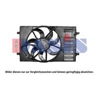 AKS DASIS Ventola Motore per VW Golf VI Touran Caddy III Combinato 048056N