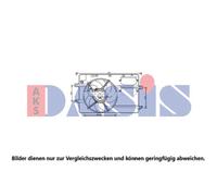 AKS DASIS Ventola Raffreddamento Motore Per Mitsubishi Colt VI Forfour 128202N